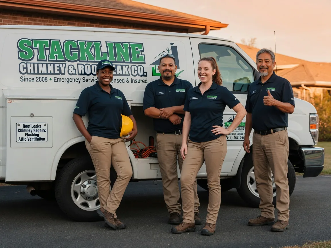 Chimney flashing repair company in De Leon, TX